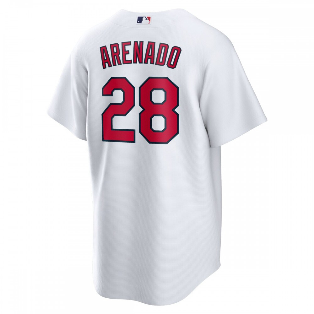 Nolan Arenado St. Louis Cardinals Home Official Replica Player Jersey - White-Pro Kit Vault | Brand New 26/27 Sports Jerseys
